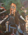Original Painting of Tori Amos Two pianos
