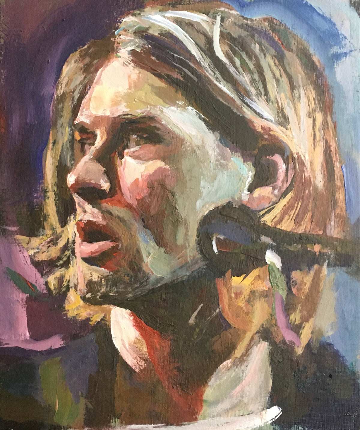 Original painting of Kurt Cobain